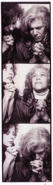 Bethann Shannon Praying with stranger in photo booth