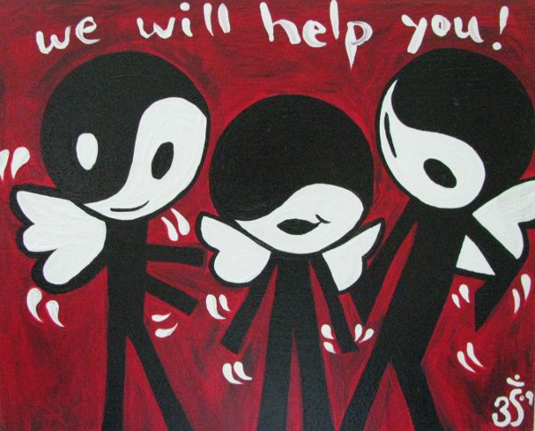 Yin Yang Angels by Bethann Shannon