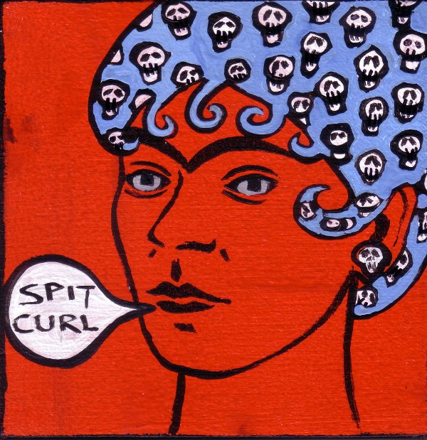 Frida Kahlo Spit Curls by Bethann Shannon