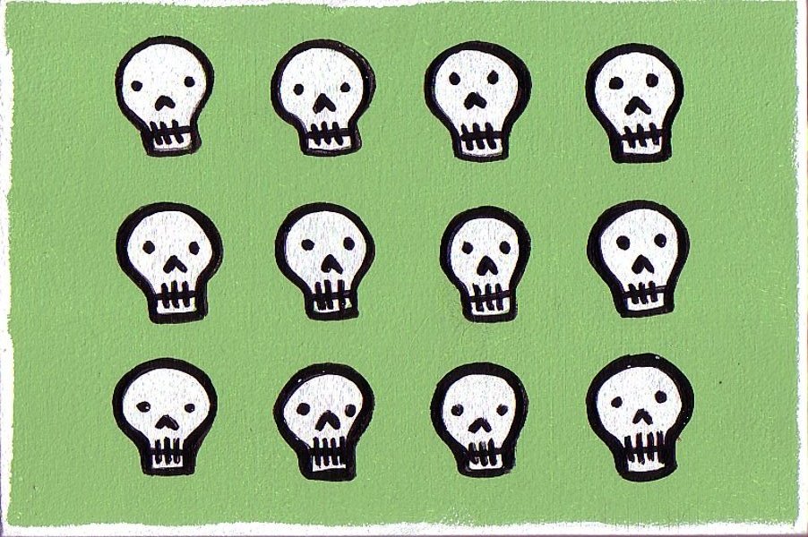 DAY OF THE DEAD 1 Doz. Skulls