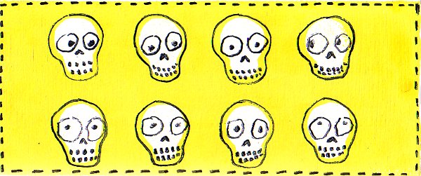 8 skulls by Bethann Shannon